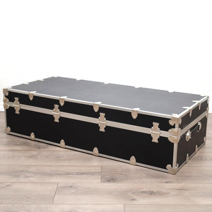 Rhino Trunk & Case Aromatic Cedar Trundle Trunk with Wheels - 44”x20”x12” Home Storage Chest Trunk - USA Made Secure Under Bed Footlocker for Clothes, Blankets & Pillows - Underbed Shoe Storage Box
