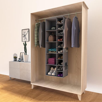 Closet 15 Closet coastal rose Hanging Shoe Storage Organizer, Sections Organizers and Storage Shelves Shoe Rack Holder