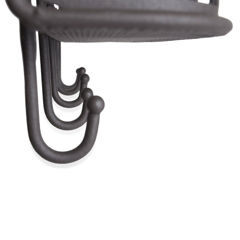 DII Wall Mounted Mail, Letter & Key Holder, Gray, Medium