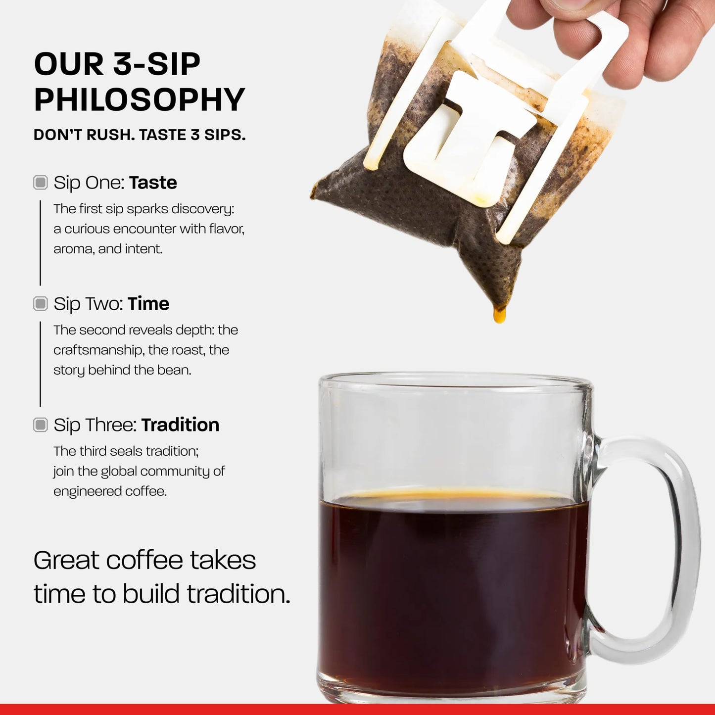 Tavaasa Engineered Specialty Coffee 10x11g Drip Bags |Roast #43, Rustic Harmony|84+,GoldenHoney, Lush Peach & Blueberry|Single-Serve Pour Over|Nitrogen-Flushed Sachets|SO, 100% Arabica, Hot Brew, 110g
