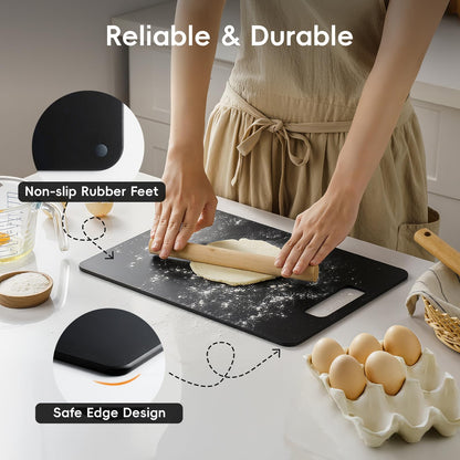 Culiex Wood Fiber Cutting Board Set of 2, Dishwasher Safe, Non-Toxic Cutting Board for Kitchen, BPA Free, Non-Slip, Non-Porous Composite Chopping Board, Mothers Day Gifts for Mom