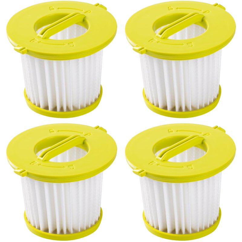 Fette Filter - Vacuum Filter Replacement Compatible with Ryobi ONE+ 18V Models PCL700 PCL704 PCL705 Part # A32F05N A32HF00 Compatible with Hoover BH57400V - Pack of 6