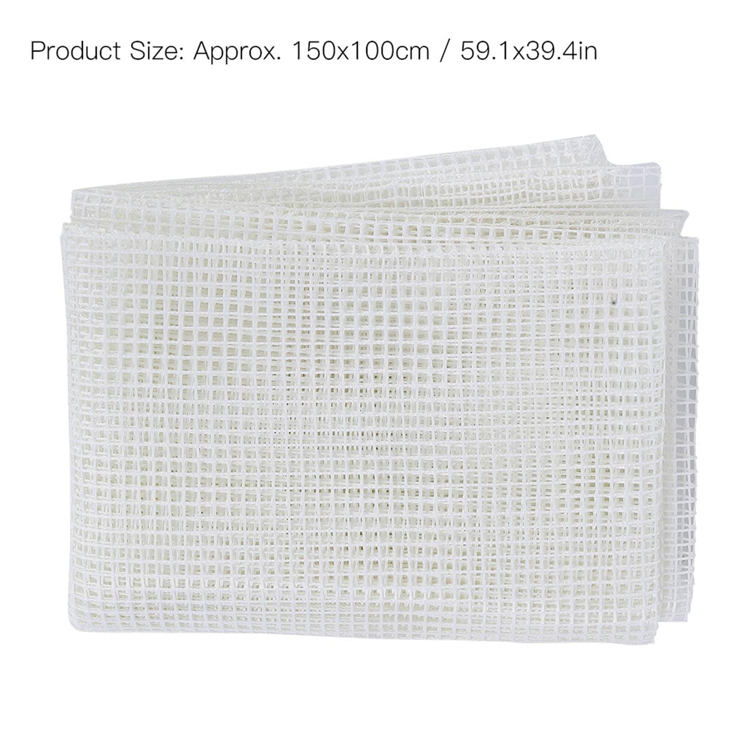 Kodrily Carpet Knitting Mesh Cloth, Blank Rug Hooking Mesh, Canvas Mesh Latch Hook Tool, Crocheting Tools for Household DIY Making (Mesh Cloth 150 x 100cm)