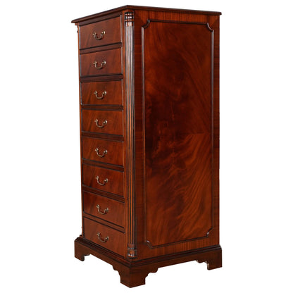 Niagara Furniture Tall Office File Cabinet Made from Mahogany Wood NOF078