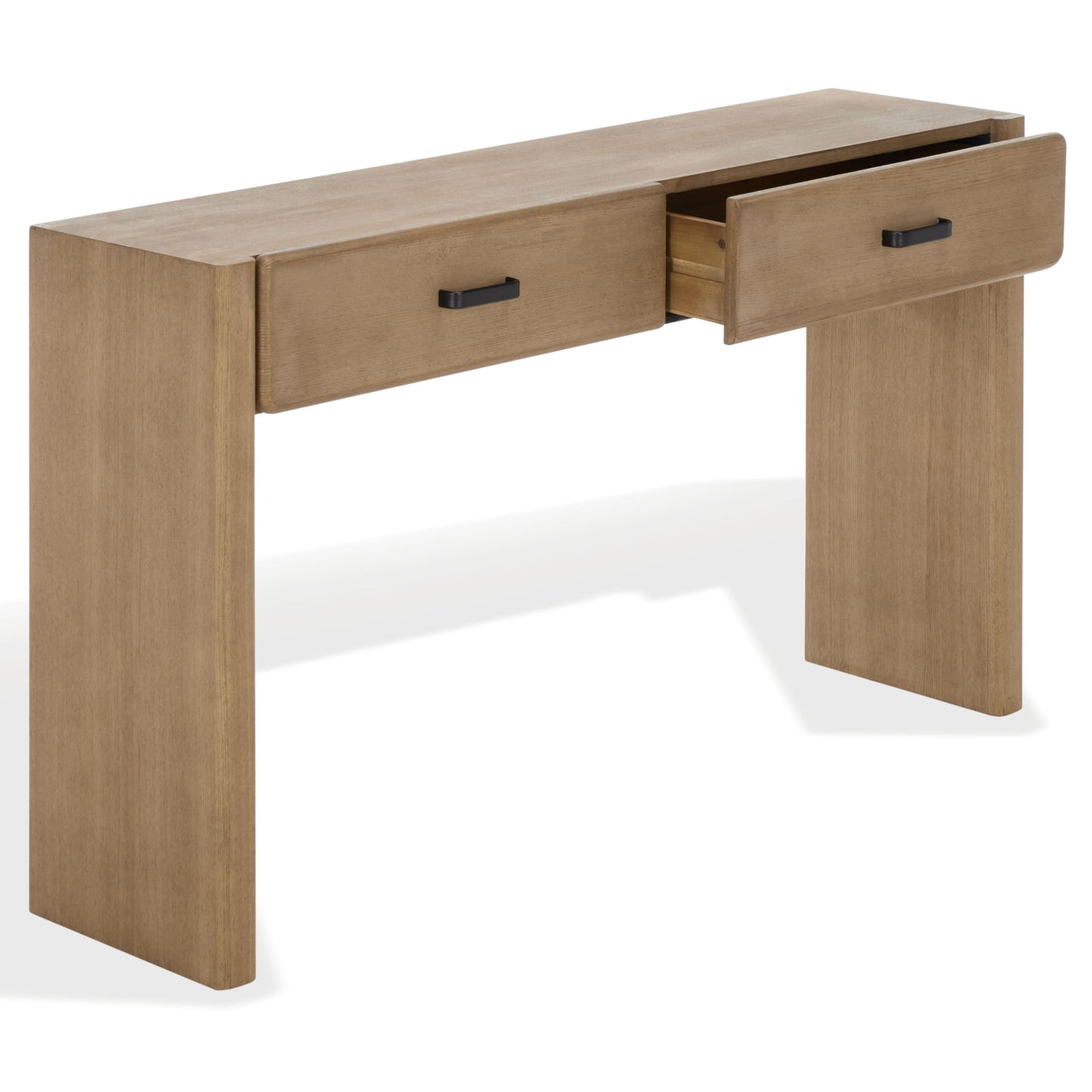 SAFAVIEH Couture Collection - Wynnrosa Natural Console Table with 2 Drawers, Fully Assembled, Modern Accent (SFV3007A)