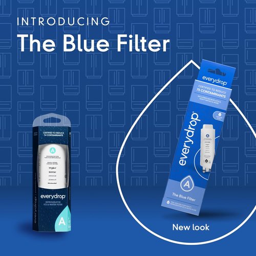 Everydrop By Whirlpool Refrigerator Water Filter - EDRARXD1, Single-Pack for Clean, Fresh Water