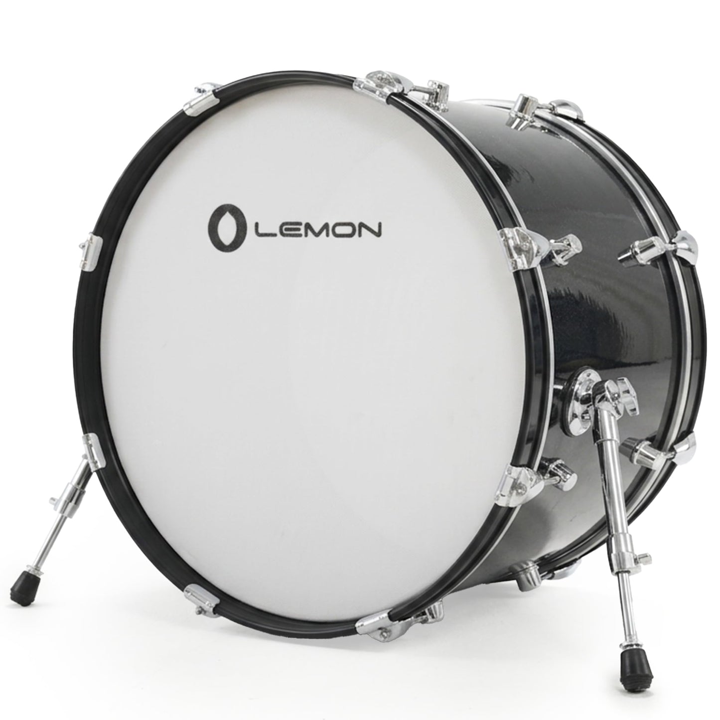 Lemon T950 Electronic Kick Drum - 20"x12" Single-Zone Mesh Bass Drum Trigger Pad, Acoustic-Style Wood Shell, Adjustable Tension, Works with Most Electronic Drum Modules, Quiet Practice, Full Size