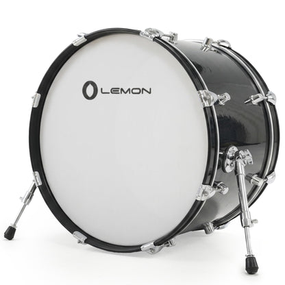Lemon T950 Electronic Kick Drum - 20"x12" Single-Zone Mesh Bass Drum Trigger Pad, Acoustic-Style Wood Shell, Adjustable Tension, Works with Most Electronic Drum Modules, Quiet Practice, Full Size