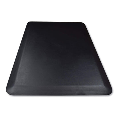 Deflecto Anti-Fatigue Mat, Standing Floor Mat, Rectangle, Beveled Edge, 18" x 24", Black (AFP1824)