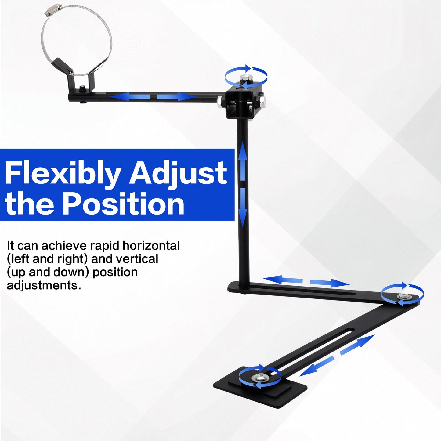 Woodturning Dust Hood, Lathe Dust Collection with Adjustable Stand for Effective Dust Extraction Collection, Wood Lathe Accessory, Woodworking Tools for Reduce the Amount of Dust in Air/Floor