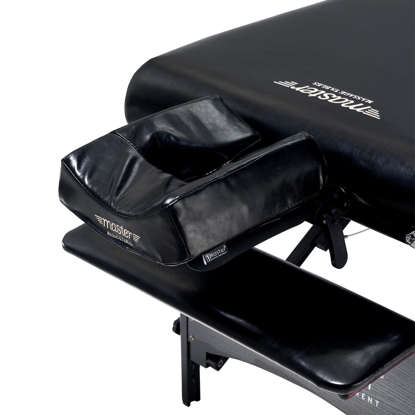 Master Massage 30” Galaxy Therma Top Portable Massage Table for Professional& Home Use, Adjustable Height Travel Massage Bed, Salon Beauty Spa Tattoo Lash Bed with Accessories (Black)