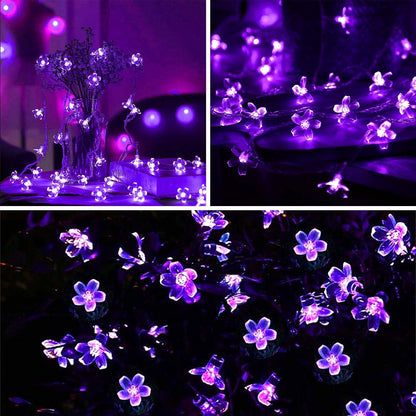 15FT 30LED ITICdecor Flower String Lights Fairy Lights Battery Operated Indoor&Outdoor Twinkle Lighting Bedroom Decor