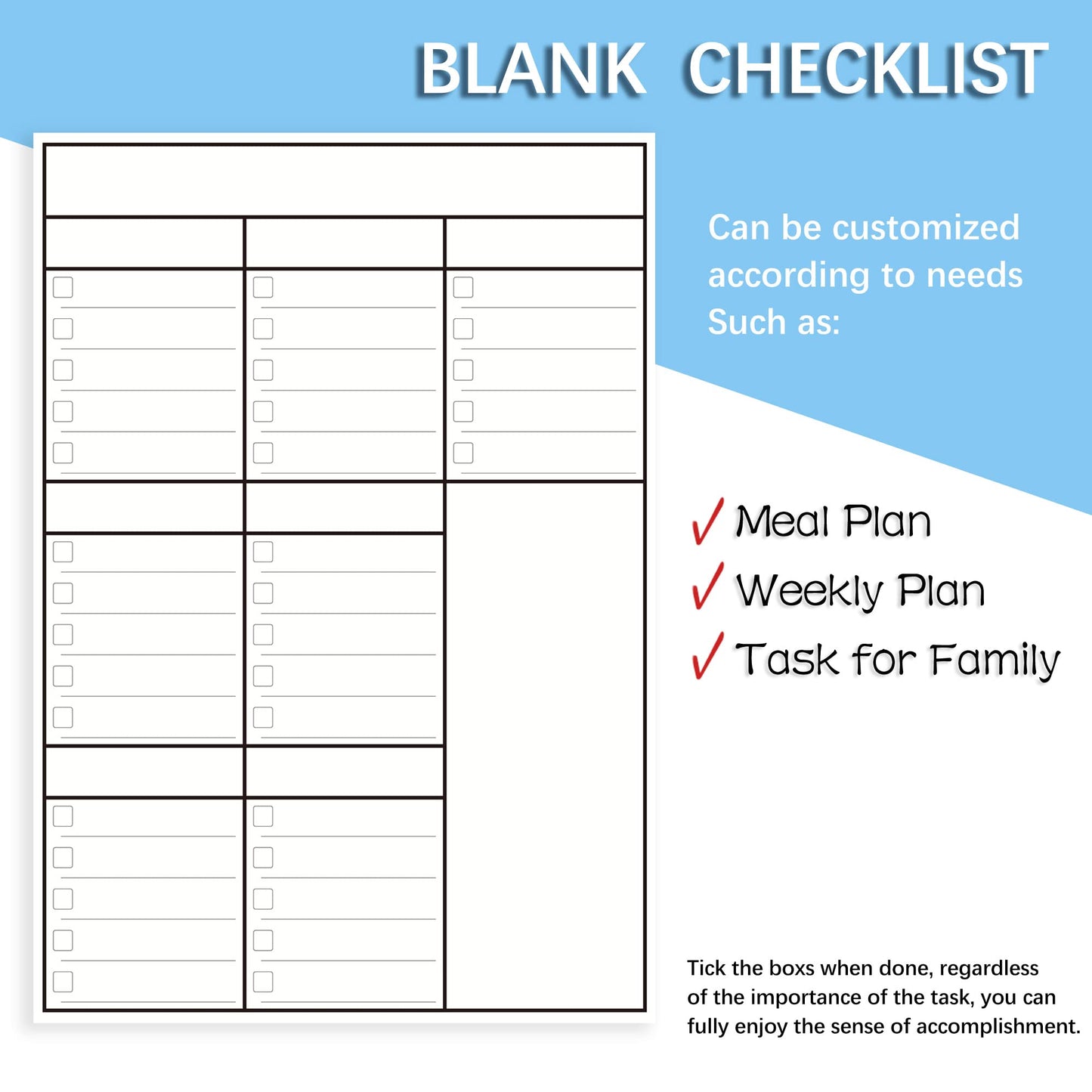 LUCYCAZ Weekly Dry Erase Board, 16" x 12" Magnetic Dry Erase Board for Wall, Hanging Double-Sided to Do List Whiteboard, Small Weekly Planning Board for School, Home, Office