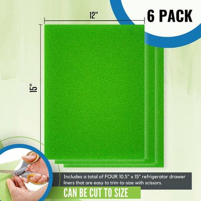 Fruit & Veggie Life Extender Drawer Liner - Refrigerator Organizers and Storage, Fridge Shelf Liners