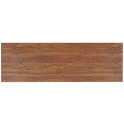 SAFAVIEH Aricia TV Stand for up to 55" Flatscreen – Walnut, 2 Sliding Doors with Interior Storage, 1 Open Shelf, Entertainment Media Console (MED9632A)