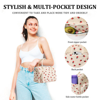 MEXS Insulated Lunch Bag for Women Men Large Reusable Lunch Box Adult Leakproof Portable Cooler Tote Bags for Work Picnic