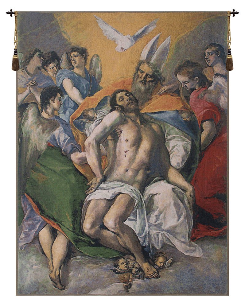 El Greco Belgian Tapestry Wall Hanging - 37 in. x 50 in. Cotton/Treveria/Wool by El Greco