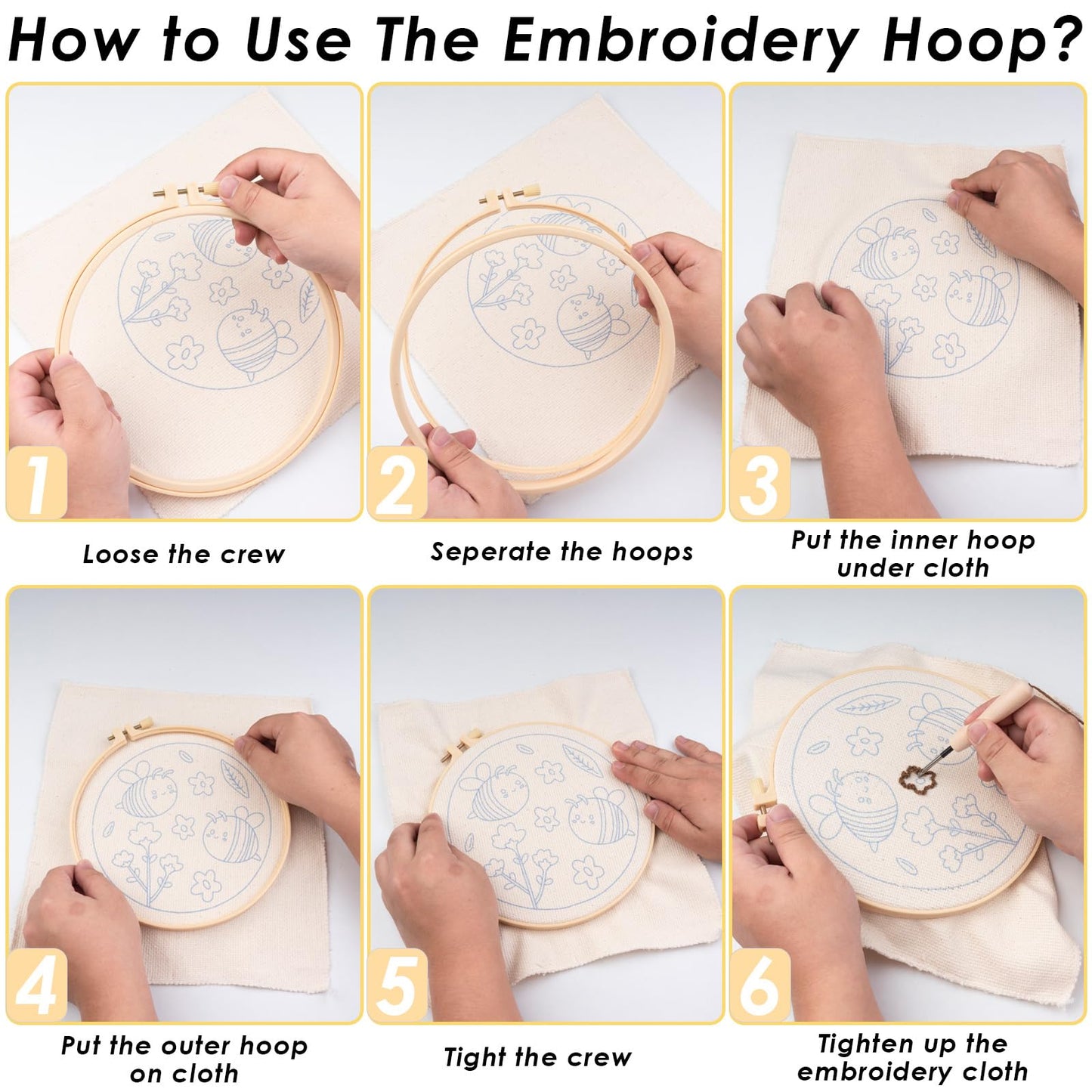 Peotclola Punch Needle Kit for Adults,3 Sets Punch Needle Kits Beginner DIY Embroidery Starter Set with Tools for Home Decoration, Family, Friends Gifts(Thanksgiving,Pumpkin)