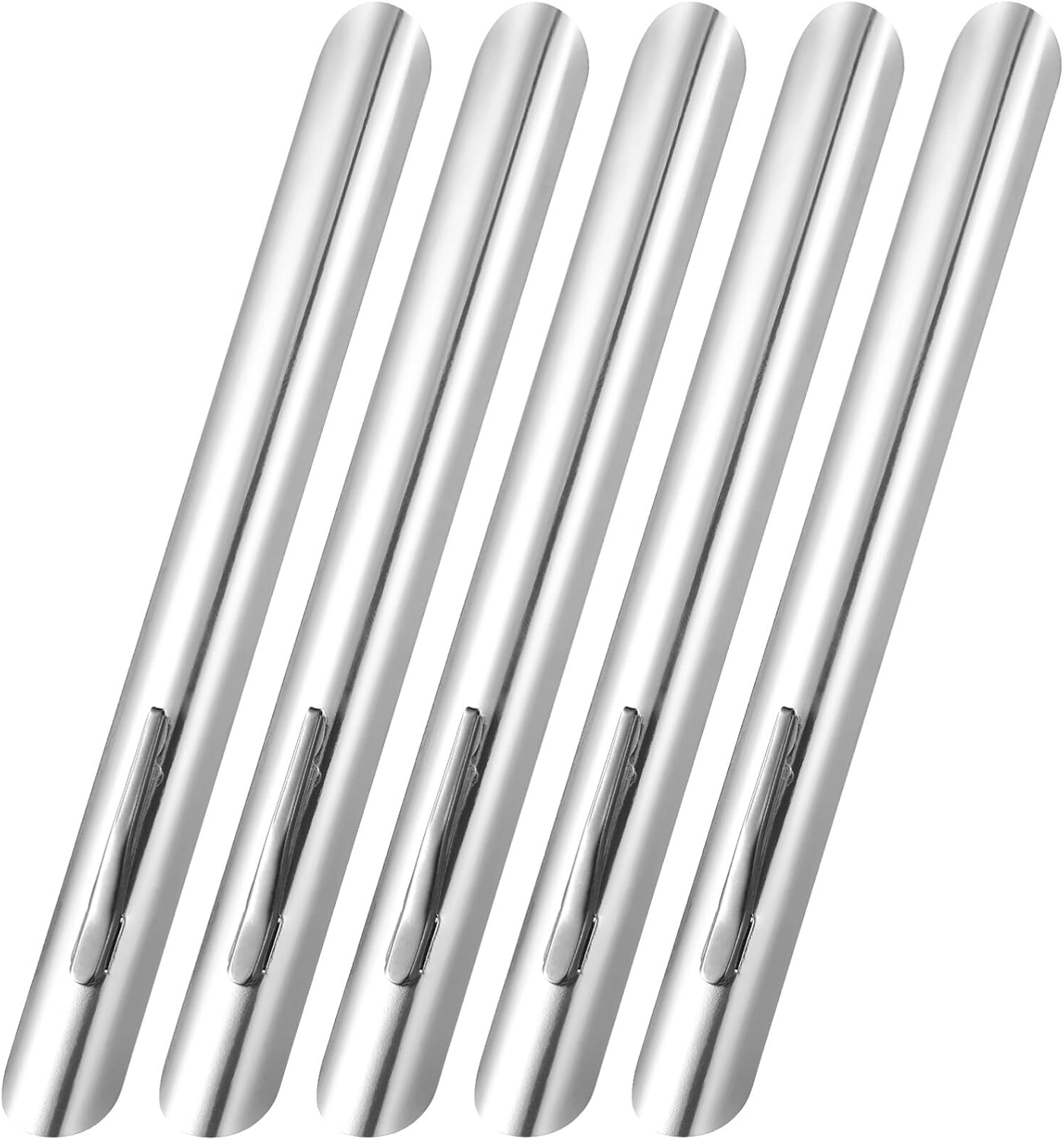 NOLITOY 5pcs Crumb Sweeper, Stainless Steel Scraper for Restaurant Table Bread Cleaning, Waiter Servers Tool