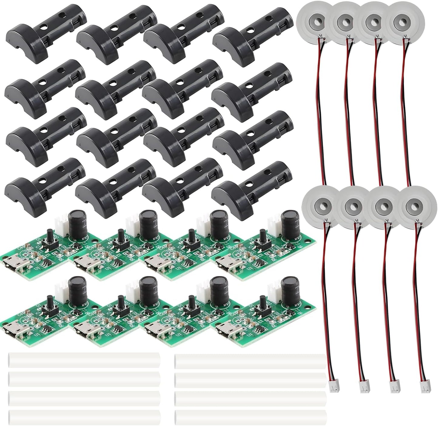 8 Pcs Atomization Disc, DC 5V USB Humidifieration Mist Maker, Atomization Module with Timing Switch for DIY Home