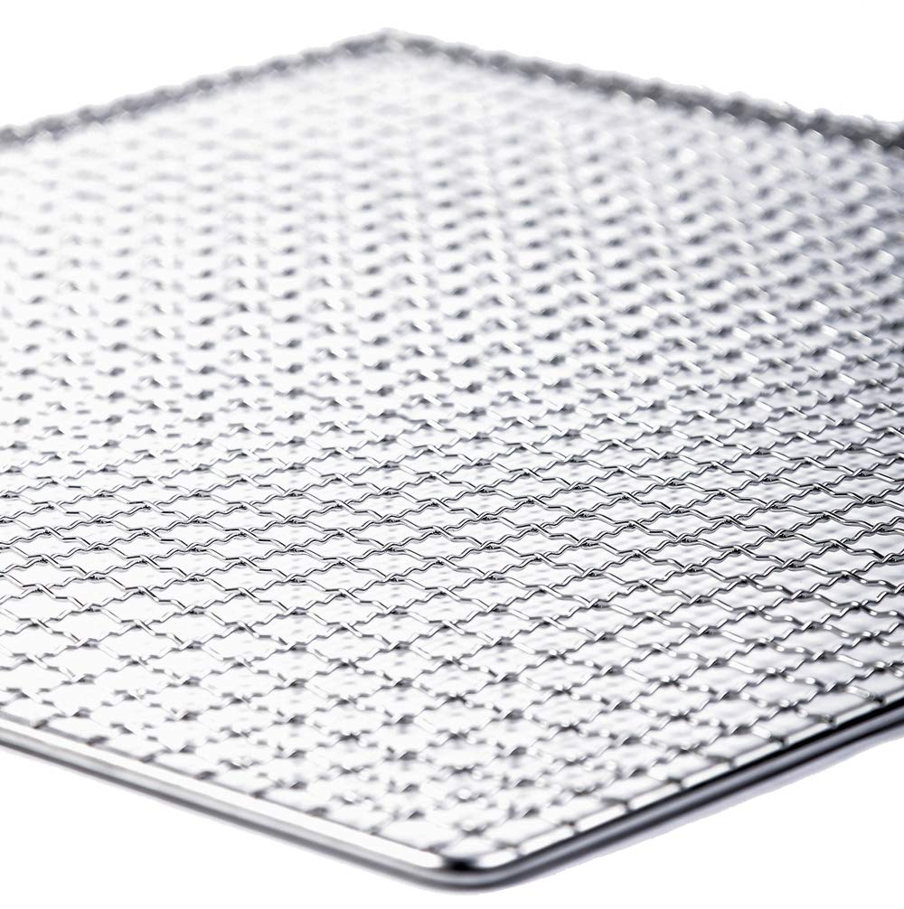 5 Stainless Steel Trays Compatible With Excalibur Dehydrator Replacement UPGRADE Food Shelf Mesh Screen by Bright Kitchen (5 Trays)
