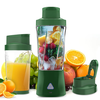 Portable Blender, 360W Personal Blender for Shakes and Smoothies for Kitchen, 24 Oz BPA Free Traveling Juicer Cup and Lid with 6 Blades, Self Cleaning Portable Juicer for Kitchen/Travel/Gym, Black