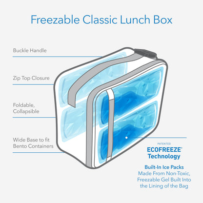 PackIt, Lunch Box Freezable Classic Black