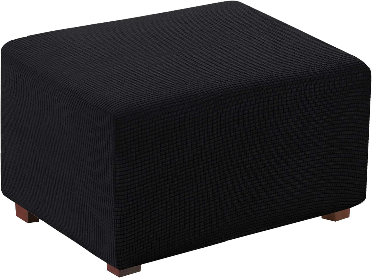 Flamingo P Ottoman Slipcovers Stretch Fabric Storage Ottoman Covers Footrest Sofa Slipcovers Footstool Protector Covers