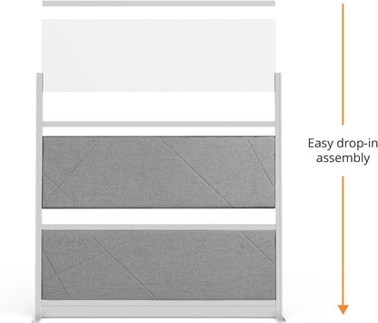Tranquility Modular Wall | Plush Sound-Dampening Acoustic Room Divider | Luxurious Office Partition for Noise Reduction & Privacy (70'' x 70'')