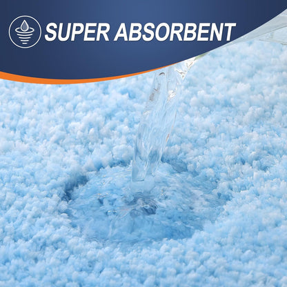 OLANLY Bathroom Runner Rug Mat - Extra Soft Microfiber, Quick Dry & Washable | 70x24, Sky Blue