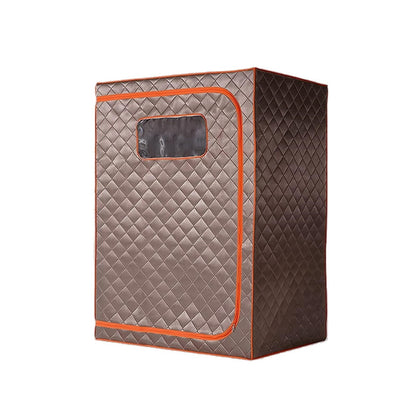 XQZMZSCP Fast Heating Home Sauna, Portable Steam Sauna Tent, 2 Person Sauna Tent Full Size Double, Sauna Tentull Body Home Spa (Champagne Gray)