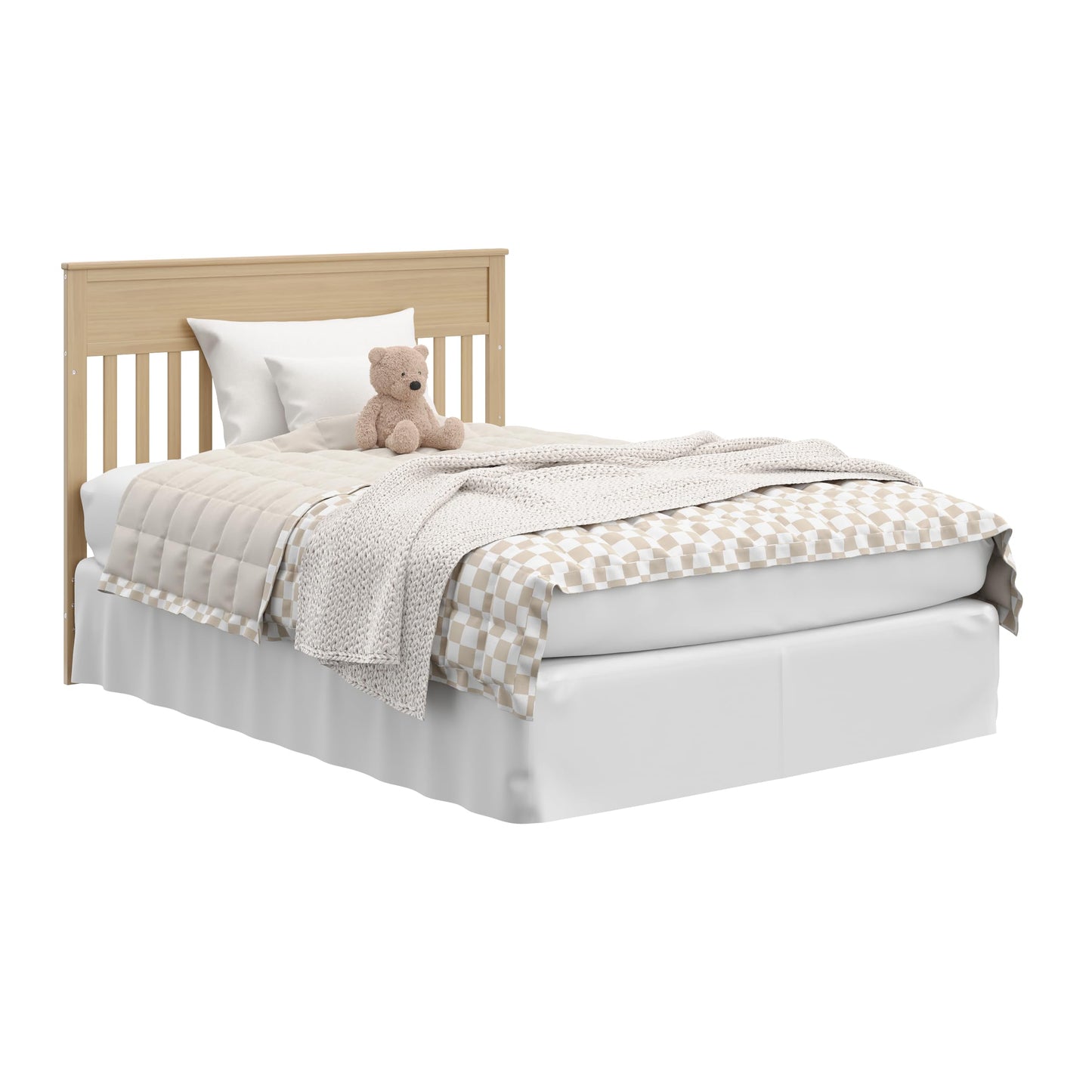 Graco Shiloh 5-in-1 Convertible Crib & Changer with Drawer – GREENGUARD Gold Certified Baby Crib Crafted from Wood, Converts to Toddler Bed, Daybed, and Full-Size Bed (Driftwood)