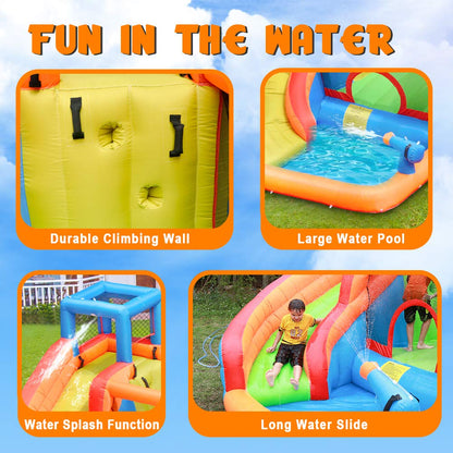 Inflatable Bounce Slide House Jumper Water Slide Park Combo for Kids Outdoor Party