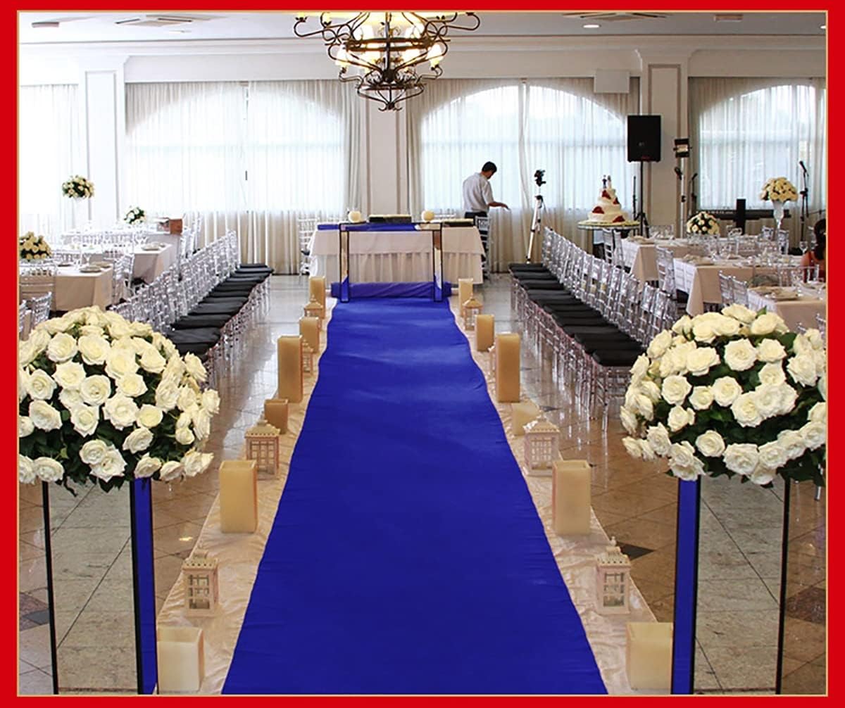 Aisle Runners Wedding Royal Blue Aisle Runner Carpet Rugs for Ceremony Party and Events Decoration 2ft x 15ft