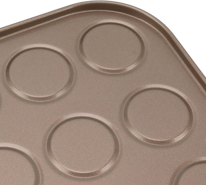 Muffin Cupcake Pan for Baking, Small Whoopie Pie Pan, Carbon Steel Bakeware for Muffins, Moon Pie, Cookies