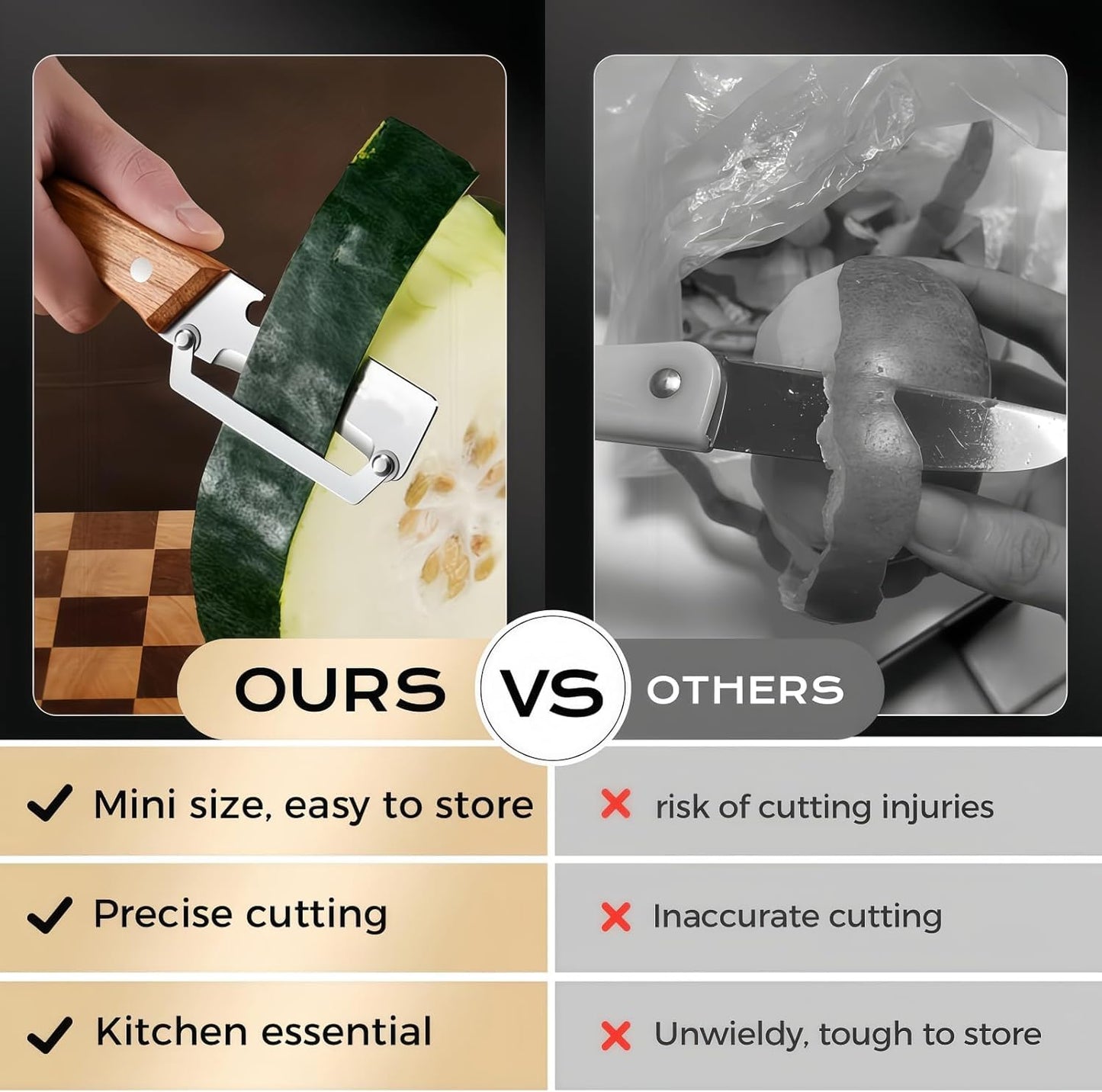2Pcs Multifunctional Vegetable Peeler for Kitchen, 2-in-1 Stainless Steel Vegetable Peeler with Wooden Handle and Bottle Opener, Stainless Steel Blade, Non-Slip Kitchen Vegetable and Fruit Peeler