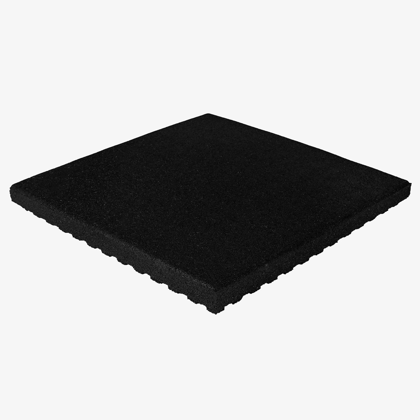 IncStores 2.5 Inch Thick Jamboree Rubber Interlocking Floor 2' x 2' Tiles | Heavy Duty Rubber Outdoor Tiles to Build Better Playgrounds at Homes, Schools, and Daycares | Black, 75 Tiles