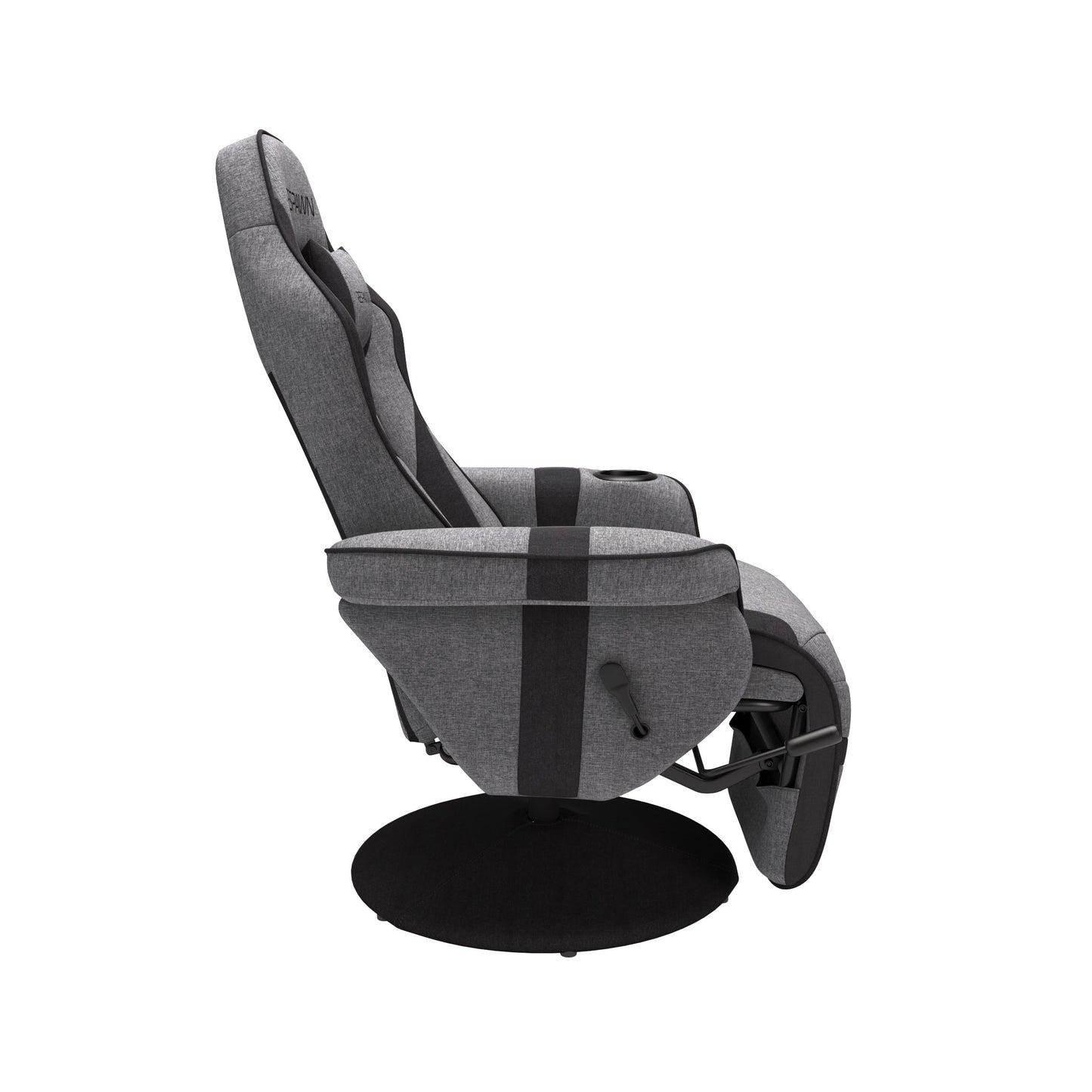 RESPAWN 900 Gaming Chair - Video Games Console Recliner, Computer Chair With Adjustable Leg Rest, Cupholder, and Footrest - Gray Fabric