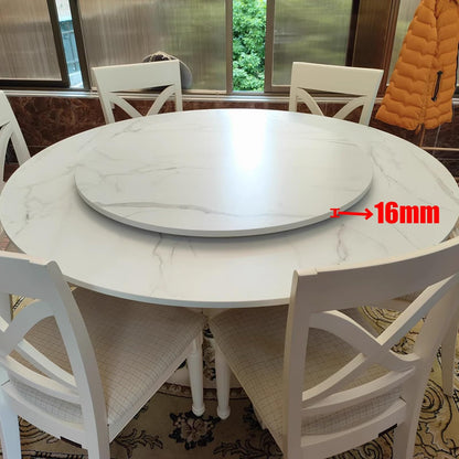 Wood Lazy Susan Rotating Turntable Organizer, Non Skid Kitchen Tray for Cabinet - 43 48 53 58 63 68cm, 73 78 83 88 93 98cm Round Charcuterie Board for Pantry, Countertop