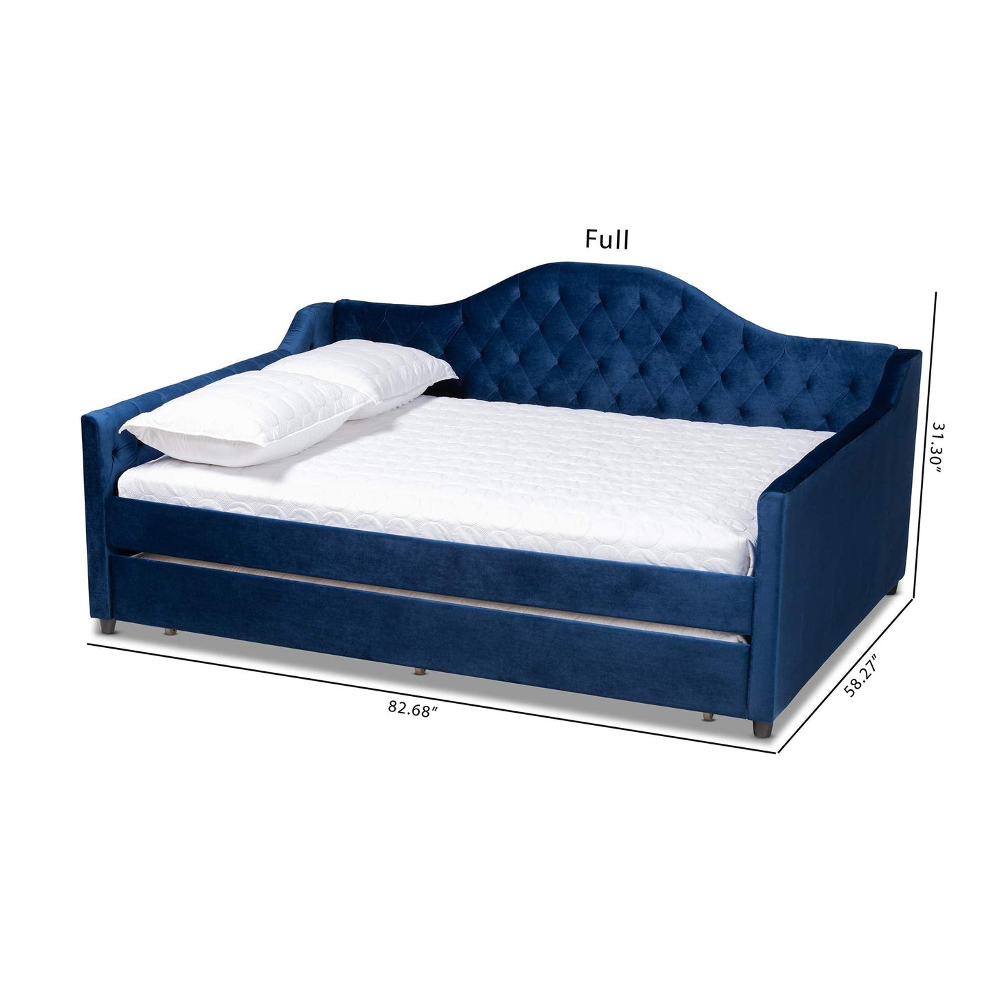 Baxton Studio Daybeds, Full, Royal Blue