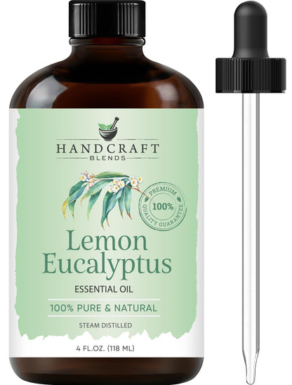 Handcraft Blends Lavender Essential Oil – Huge 4 Fl Oz – 100% Pure and Natural – Premium Grade Essential Oil for Diffuser and Aromatherapy, Skin, Massage, Candle and Soap Making Fragrance
