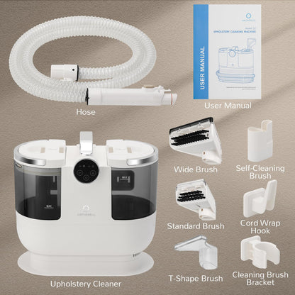 Airthereal Portable Upholstery Spot Cleaner, Instant Heating Carpet Cleaner Machine, Shampooer Machine with Self-Cleaning, 14 Kpa Stain Remover Deep Cleaner for Pets, Stairs, Car Seat and Couch