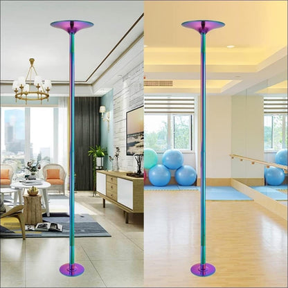 Portable Removable Pole with Ceiling Mount, Spinning/Static Mode, Fitness Equipment for Dancers & Beginners