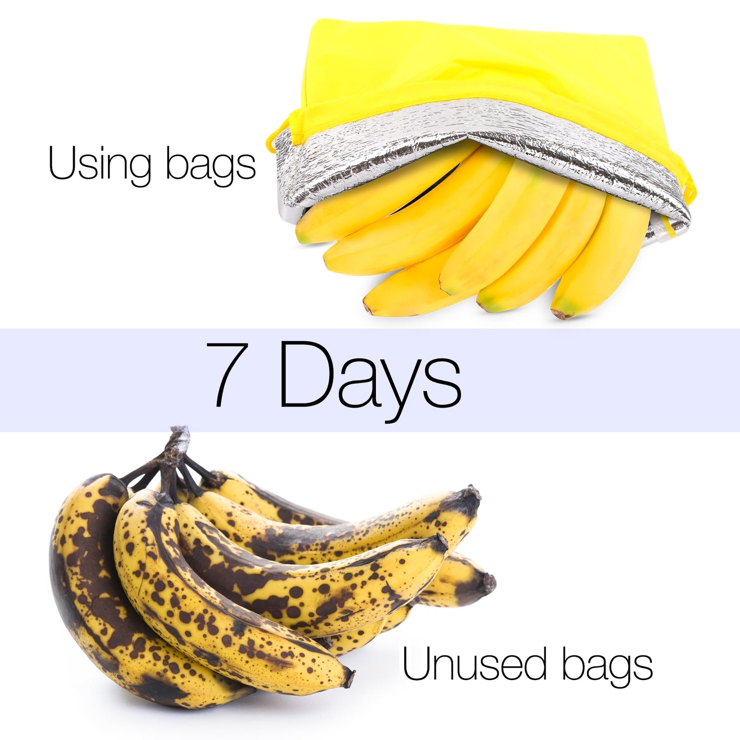 MORSNE yellow banana bags prevent ripening,banana storage freshness bag-looking lightweight convenient veggie bag washable durable (YELLOW-1 pack)