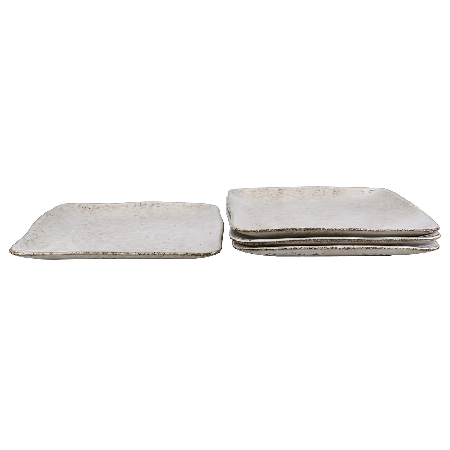 BIA Cordon Bleu 16pc Rustico Stoneware Dinnerware Set, Contains 16 Pieces, Cream (100567S1SIOC)