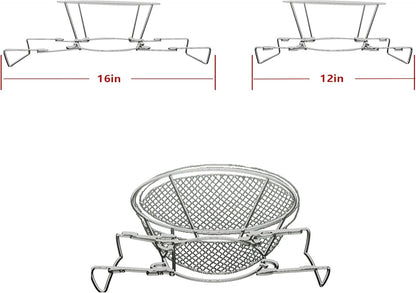Fryer Oil Filter Stand - Cooking Oil Filter with Foldable Arm Design and Detachable Filtration Bowl