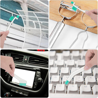 8Pcs Detailed Cleaning Tool Set, Small Cleaning Brushes for Household, Tiny Scrub Cleaner Brush for Window Groove, Car,