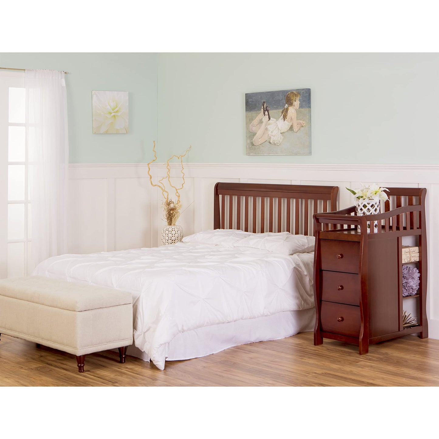 Dream On Me 5 in 1 Brody Convertible Crib with Changer