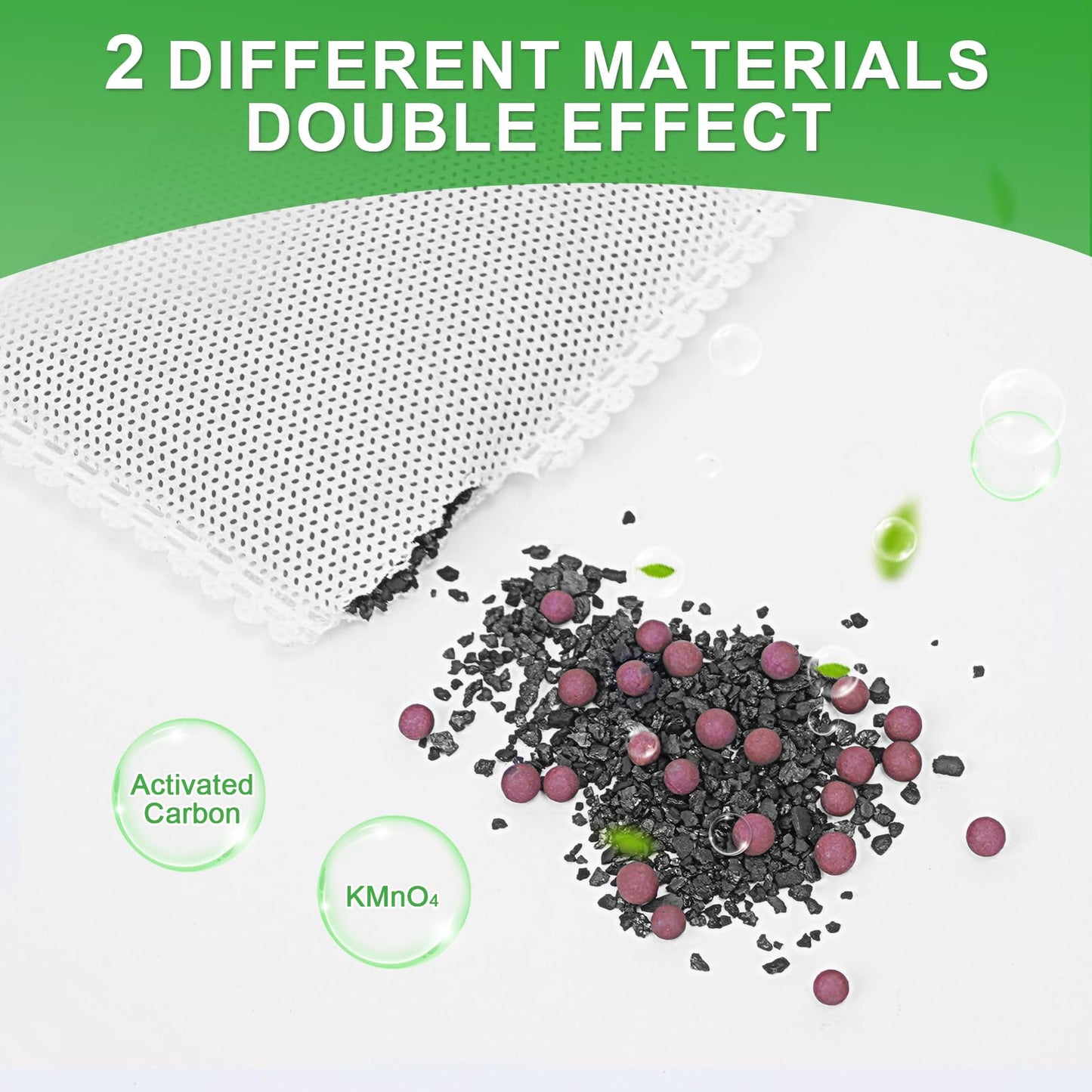 PROKITCHEN 12PCS Carbon Filter Refills Compatible with OXO Greensaver Produce Keeper & Crisper Inserts, Refill Bags Compatible with Bluapple Produce Saver Balls & Other Vegetable Savers