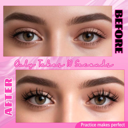 Veleasha Magnetic Eyelashes Manga Lashes Spiky Lash Magnetic Lashes with Applicator Natural Look Reusable No Glue Easy to Apply & Remove Soft False Eyelashes Lash Wispy (Chic)